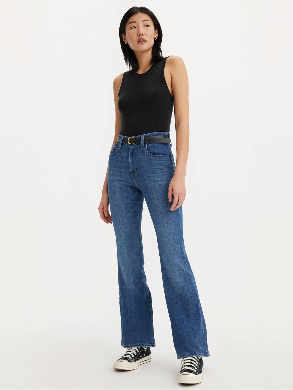 Levi's 726 Flare Jeans, Mid Wash, Size 29